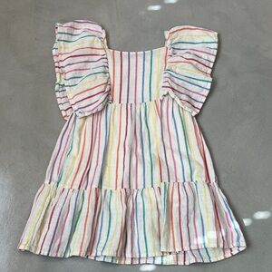 Cat & Jack Multicolor Striped Kids Dress